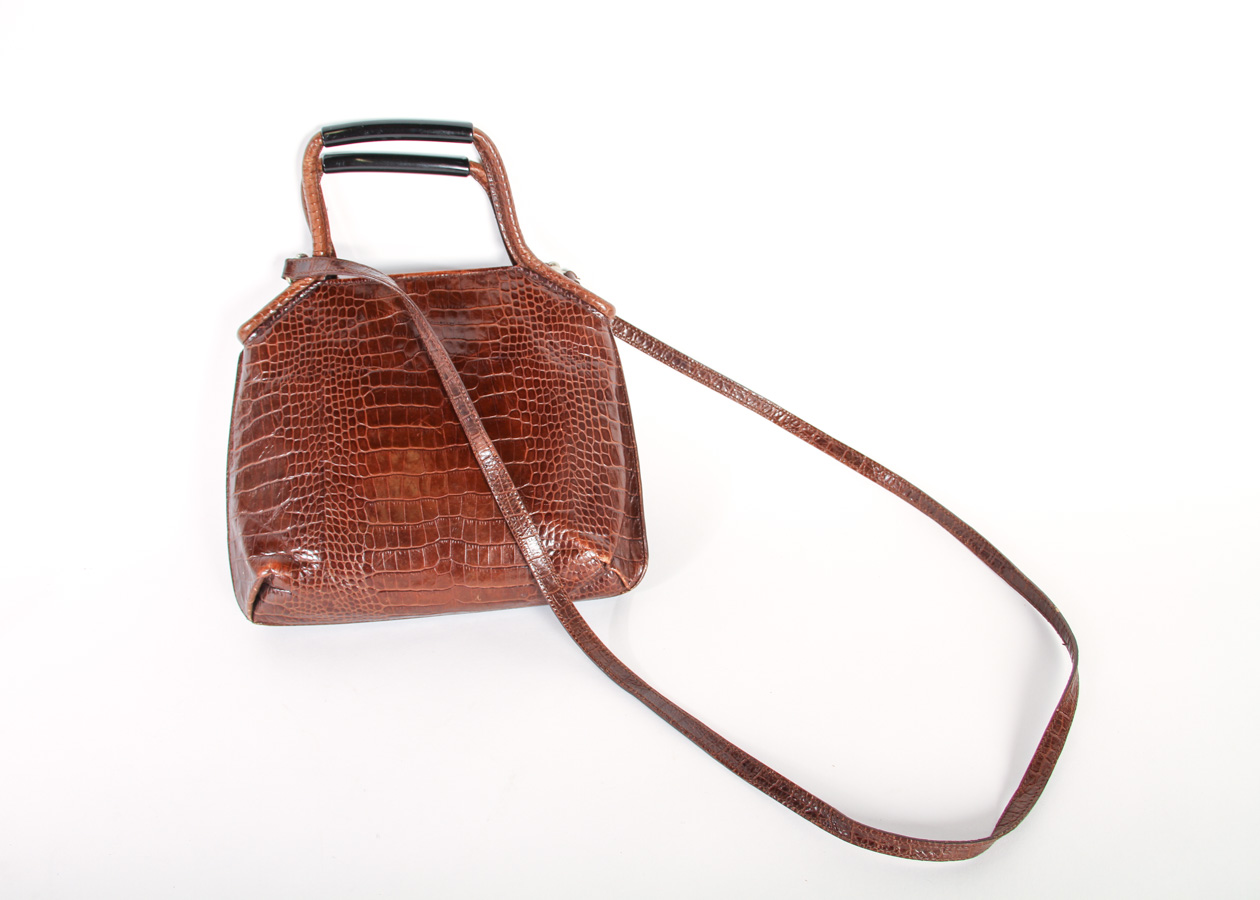 Vintage Georgio Armani and Judith Leiber Alligator Bags