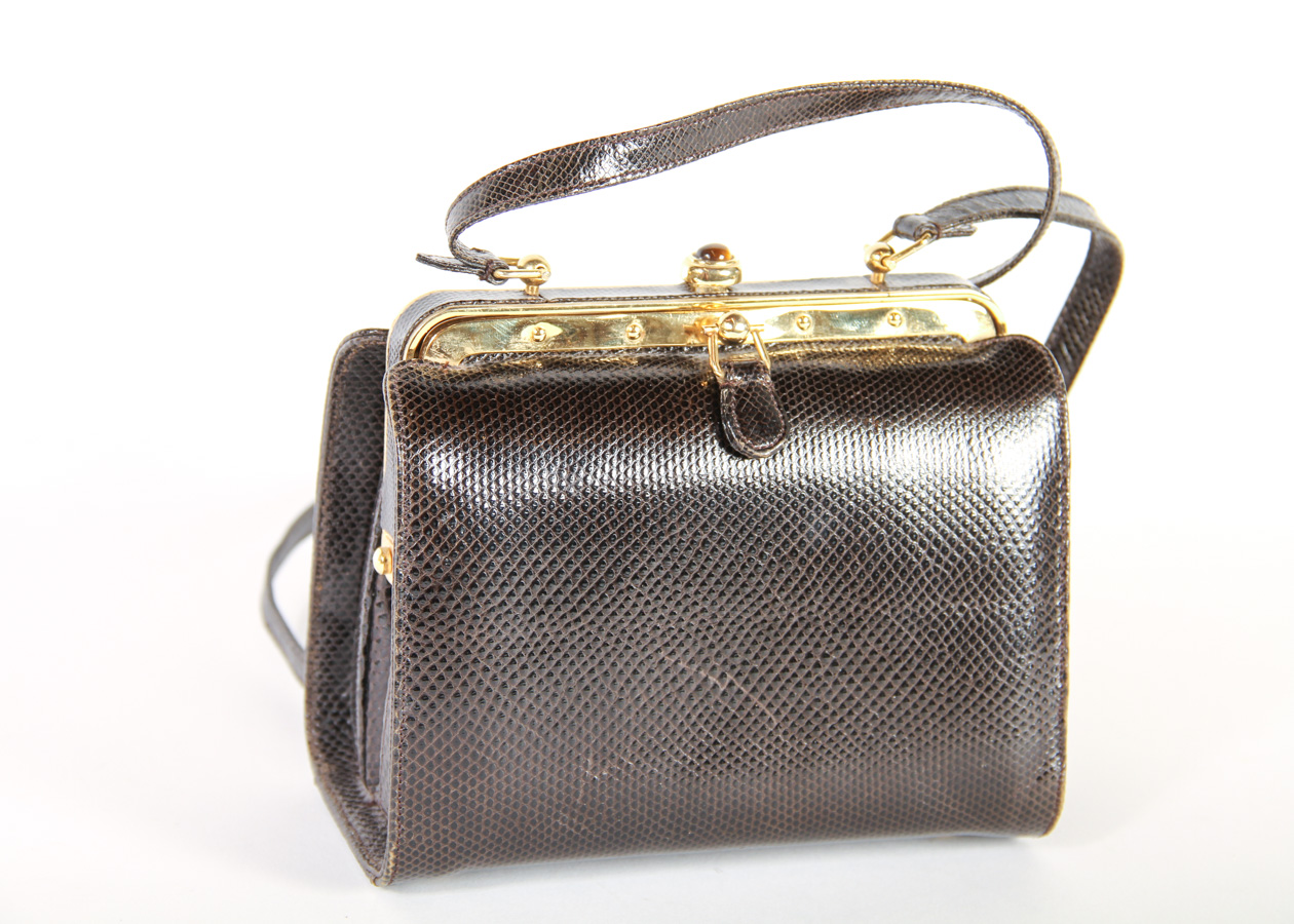 Vintage Georgio Armani and Judith Leiber Alligator Bags
