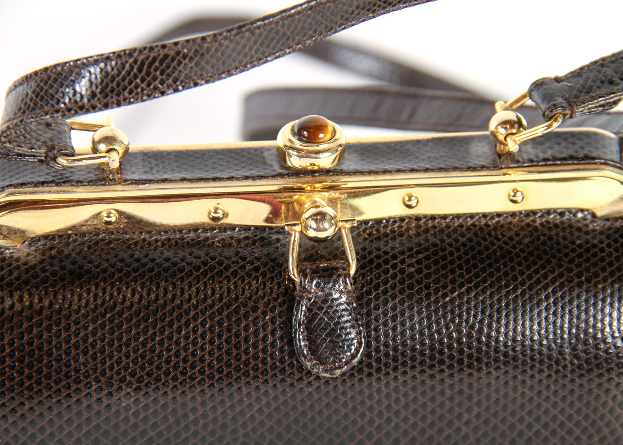 Vintage Georgio Armani and Judith Leiber Alligator Bags