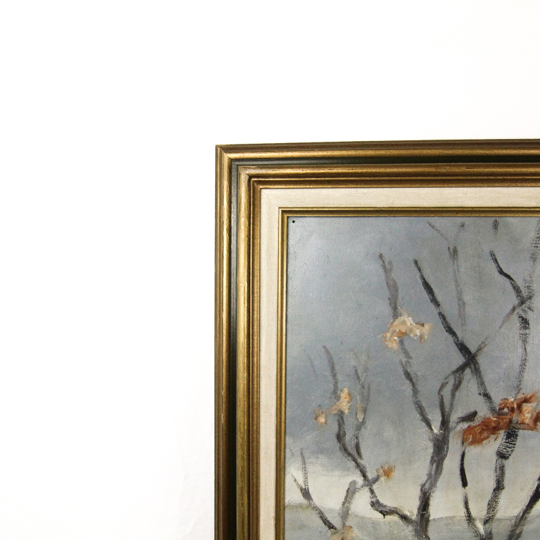 "Arkansas Winter Day" Oil Painting by George Zilsberger