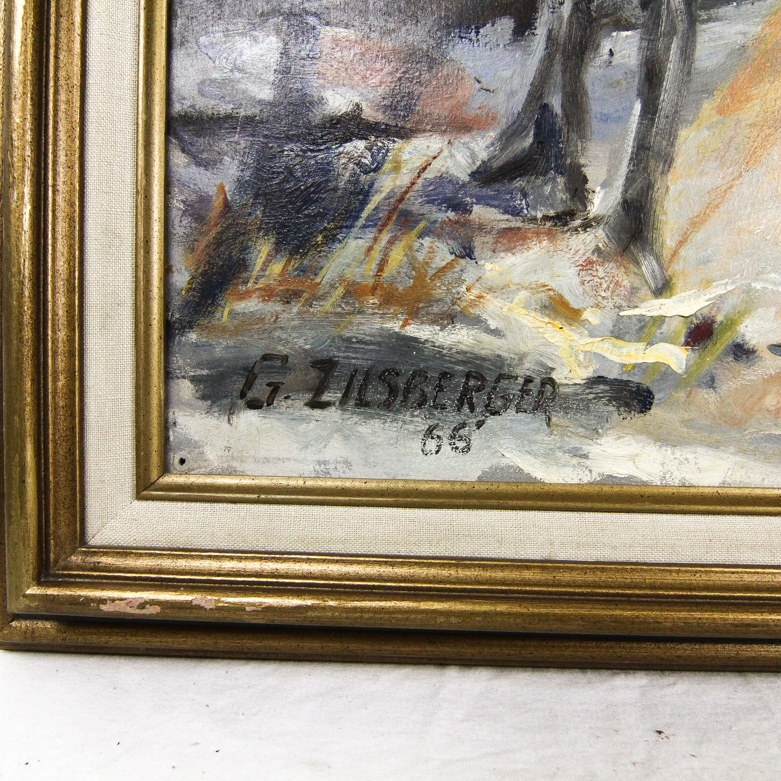 "Arkansas Winter Day" Oil Painting by George Zilsberger