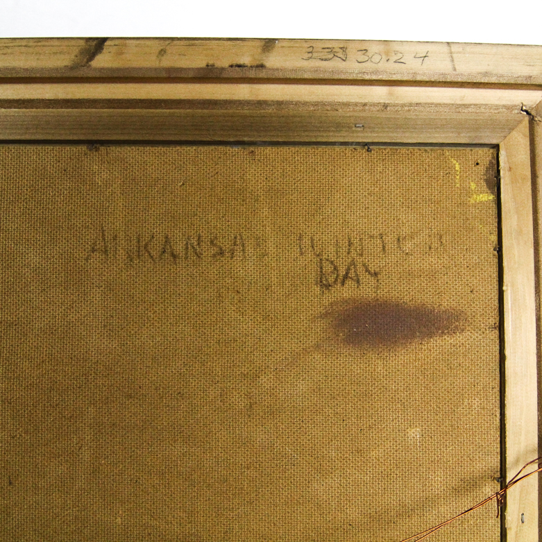 "Arkansas Winter Day" Oil Painting by George Zilsberger