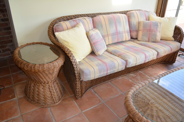 Five Piece Matching Wicker Furniture Set