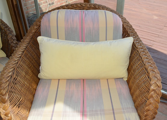 Five Piece Matching Wicker Furniture Set