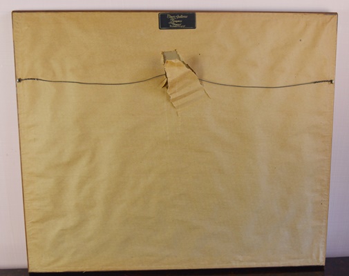 Joseph Baris Landscape Watercolor of Farm Scene