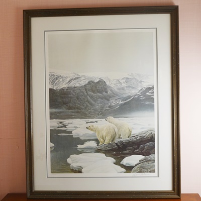 Robert Bateman "Polar Bears at Baffin Island" Offset Lithograph