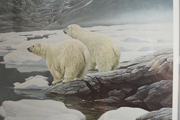 Robert Bateman "Polar Bears at Baffin Island" Offset Lithograph
