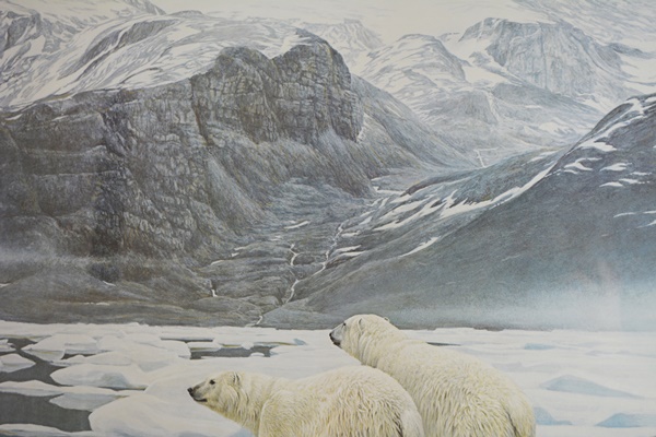 Robert Bateman "Polar Bears at Baffin Island" Offset Lithograph
