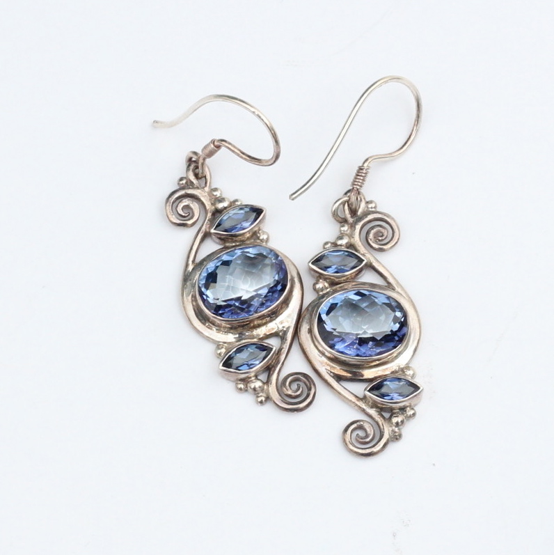 Three Pair of Sterling Silver Earrings