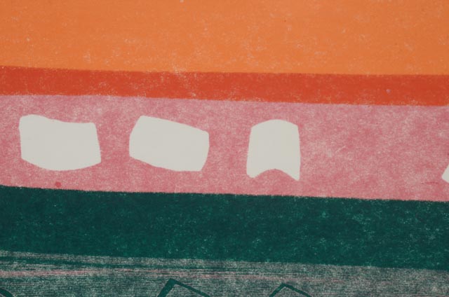 Lowell Naeve Original Limited Edition Woodcut "The Sea"