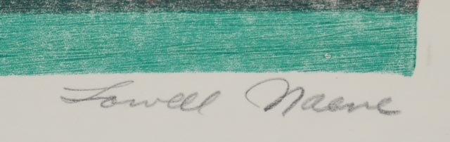 Lowell Naeve Original Limited Edition Woodcut "The Sea"