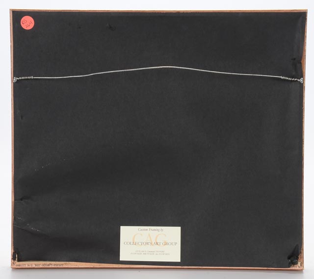 Herman Wessel Original Ink and Watercolor Illustration