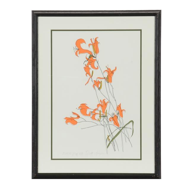 Brett Harper Original Artist's Proof Serigraph "Day Lilies"
