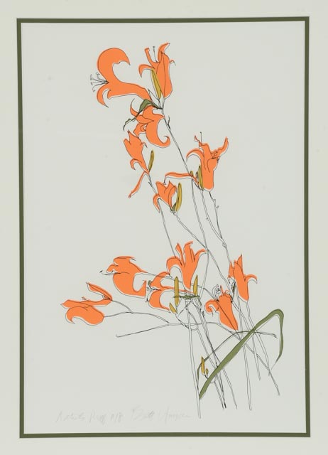Brett Harper Original Artist's Proof Serigraph "Day Lilies"