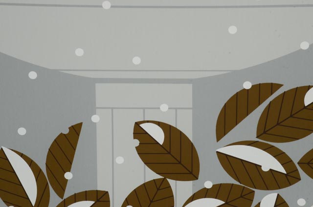 Charley Harper Limited Edition Signed Serigraph "Brrrrrdbath"