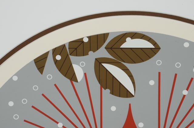 Charley Harper Limited Edition Signed Serigraph "Brrrrrdbath"