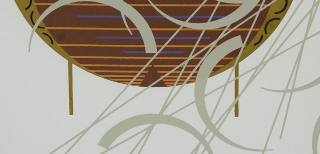 Charley Harper Limited Edition Signed Serigraph "Phancy Pheathers"