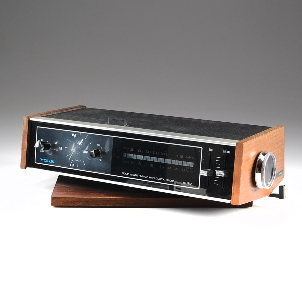 Vintage York TC-901 Clock Radio