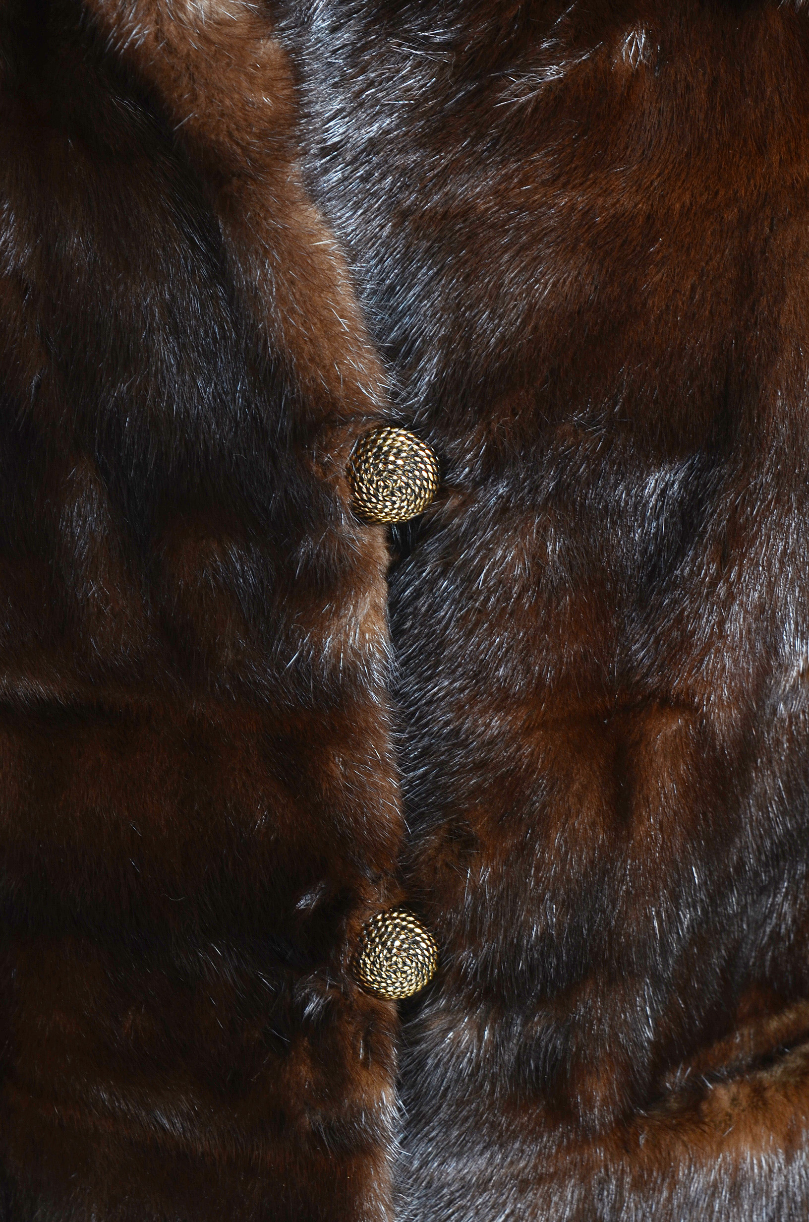 1960s Vintage Stanley Rich Chocolate Mink Coat