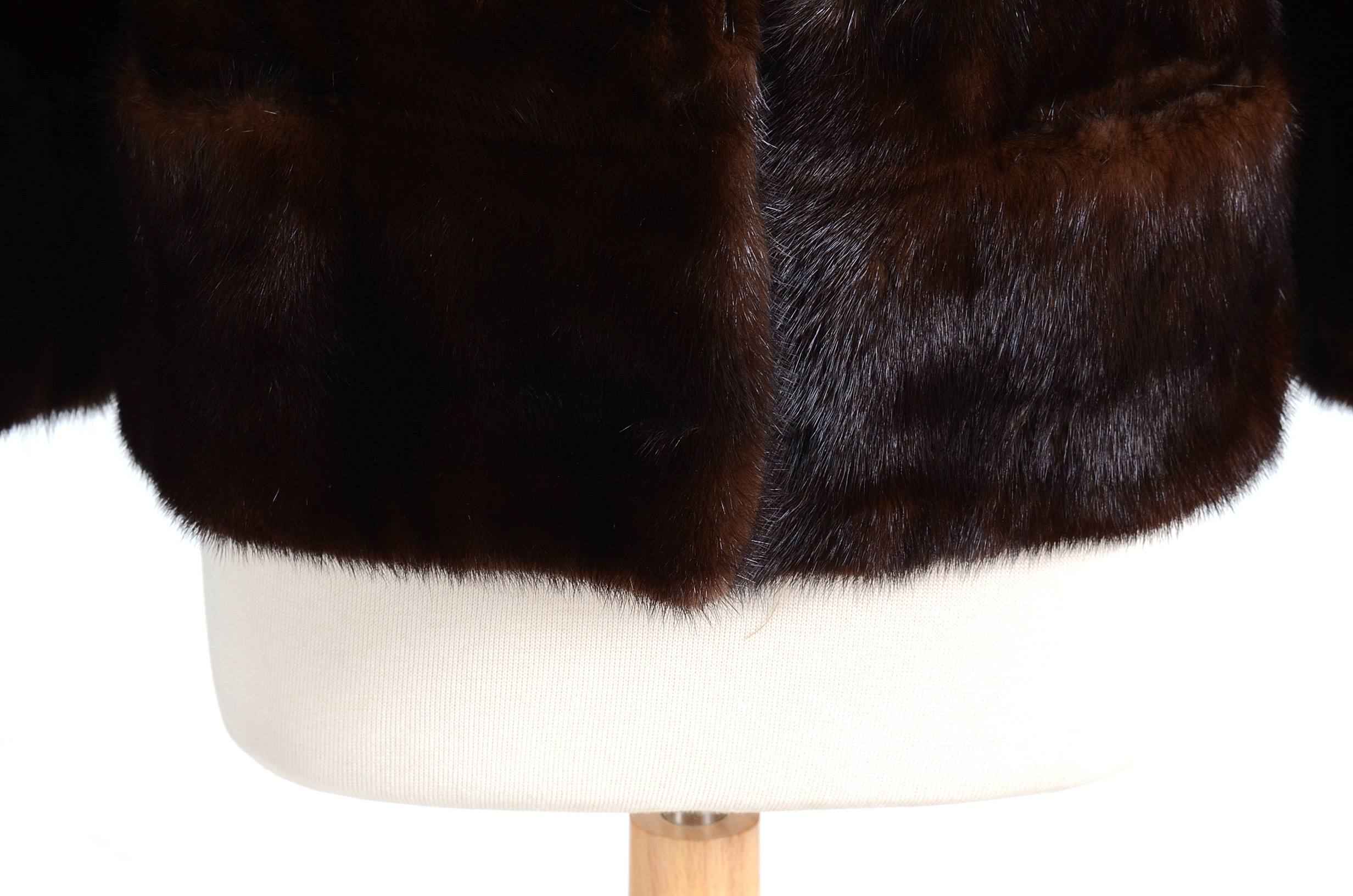 1960s Vintage Stanley Rich Chocolate Mink Coat