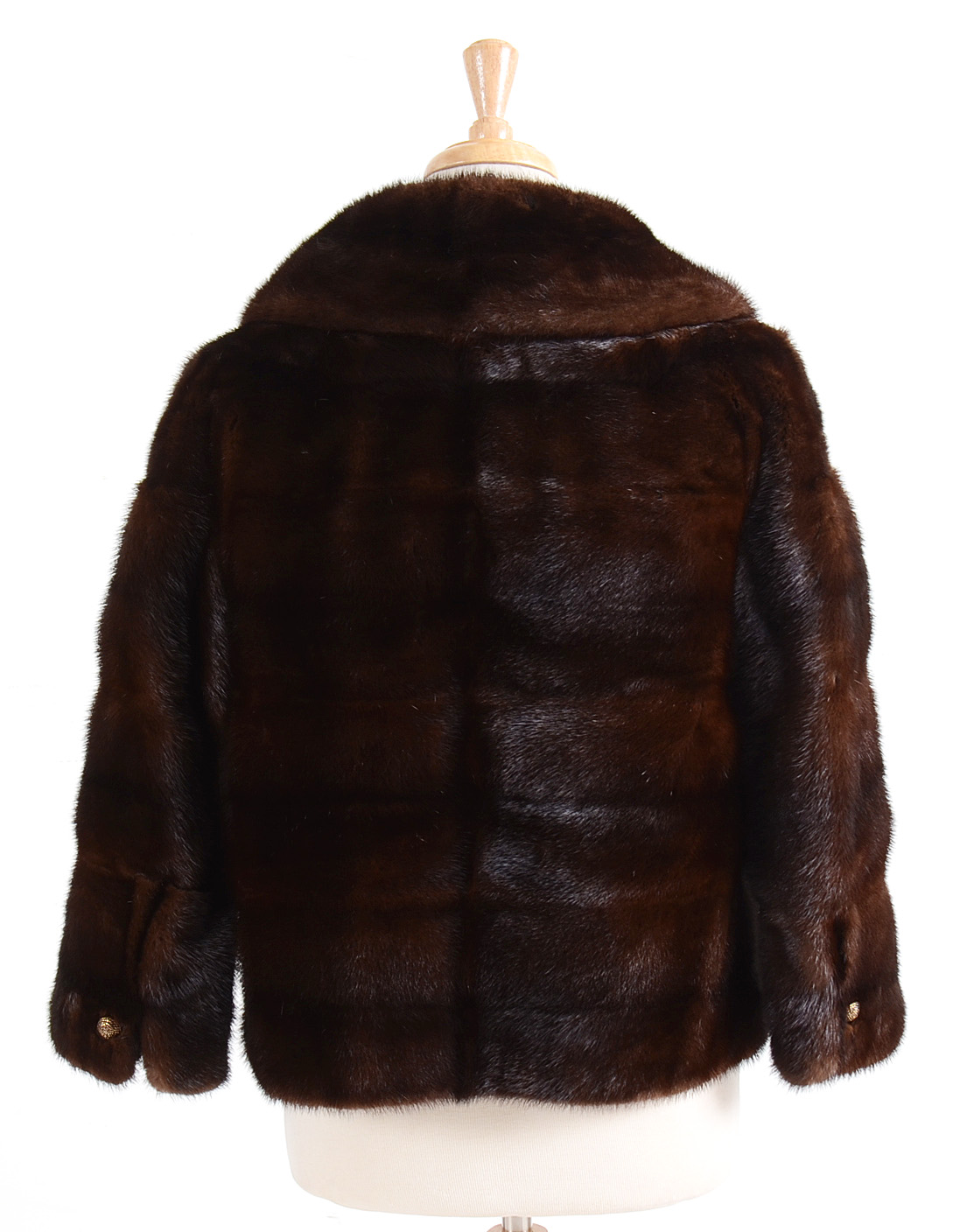 1960s Vintage Stanley Rich Chocolate Mink Coat