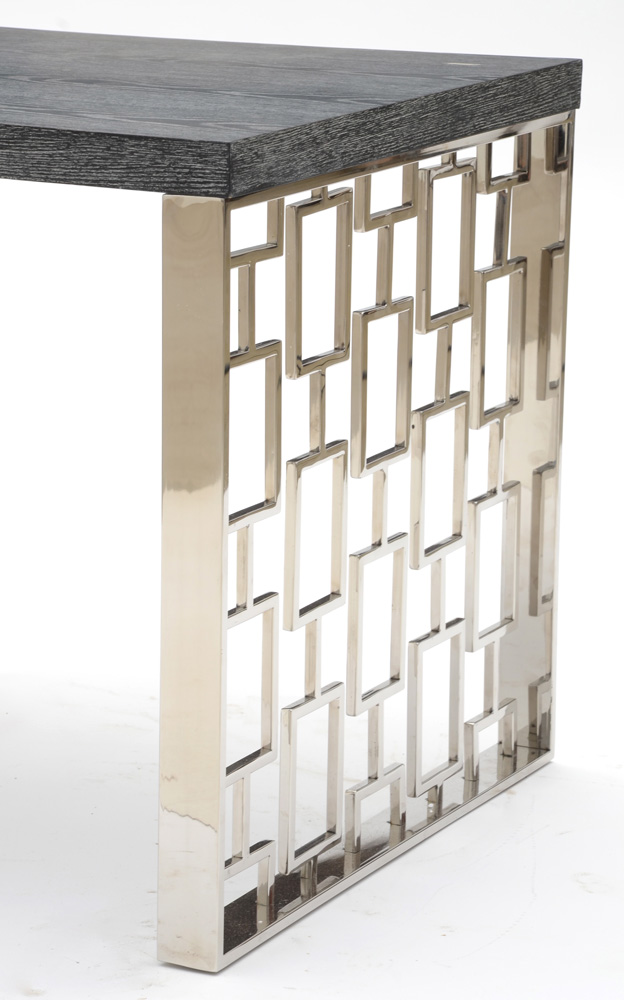 Armen Living Skyline Lamp Table