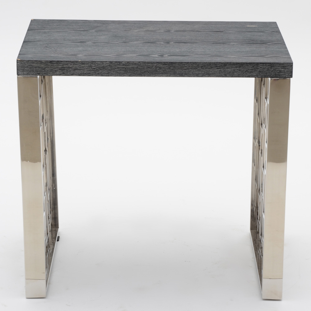 Armen Living Skyline Lamp Table