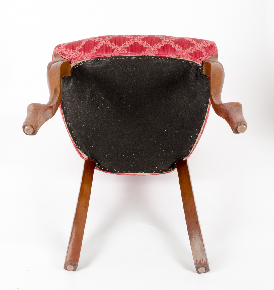 Rococo Revival Style Tufted Chair