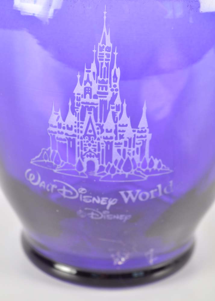 Walt Disney World Etched Vases