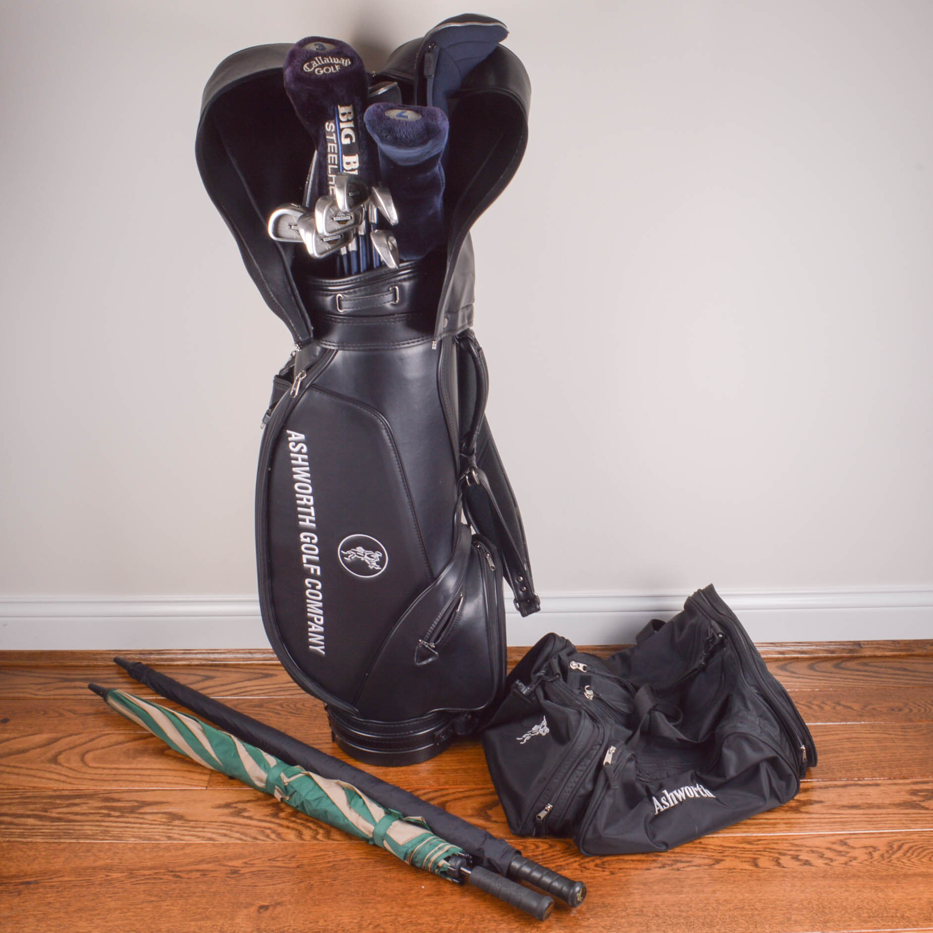 Callaway Golf Big Bertha Clubs with Ashworth Cart Bag and More