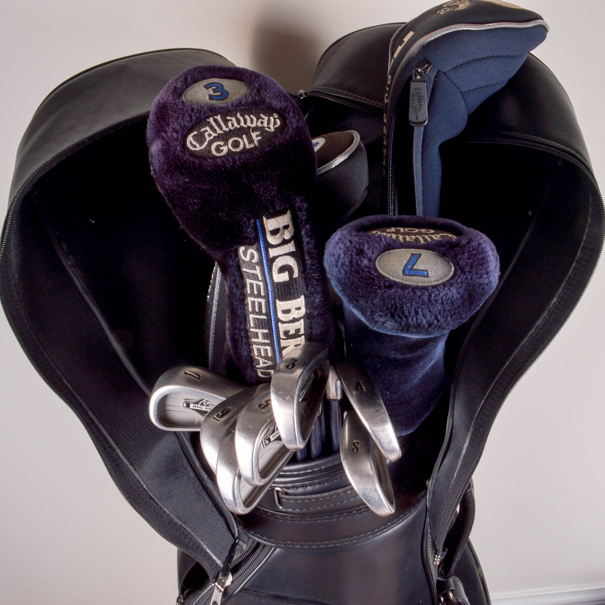 Callaway Golf Big Bertha Clubs with Ashworth Cart Bag and More