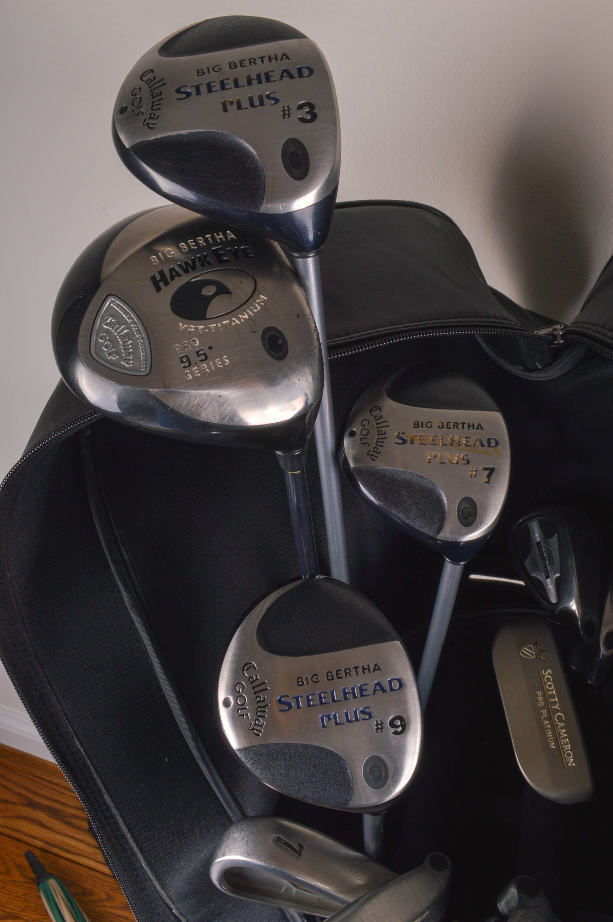 Callaway Golf Big Bertha Clubs with Ashworth Cart Bag and More