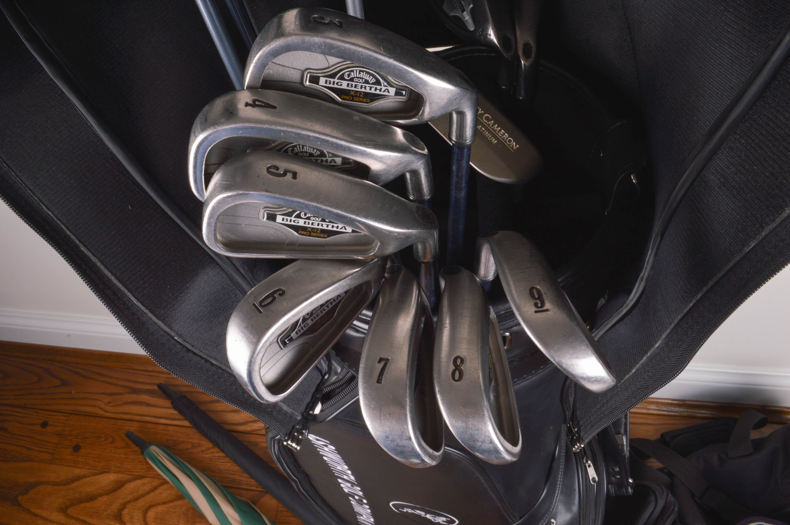 Callaway Golf Big Bertha Clubs with Ashworth Cart Bag and More