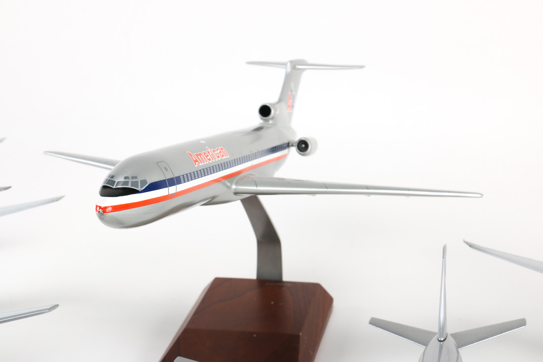 Twelve American Airlines Model Planes