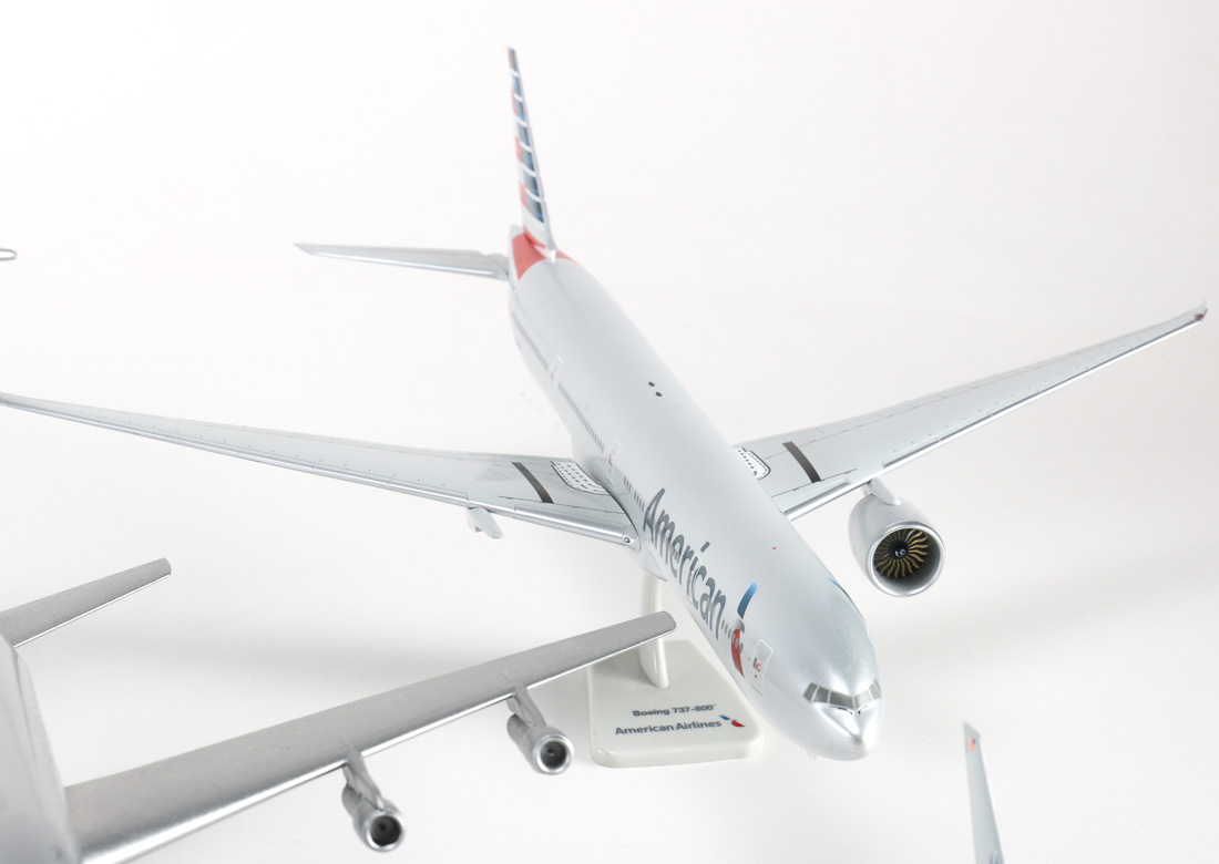 Twelve American Airlines Model Planes