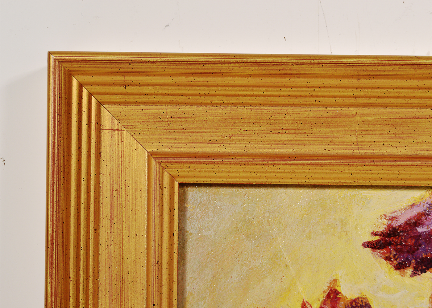 Signed "Flowers" Painting by Artist Francis Focer Brown