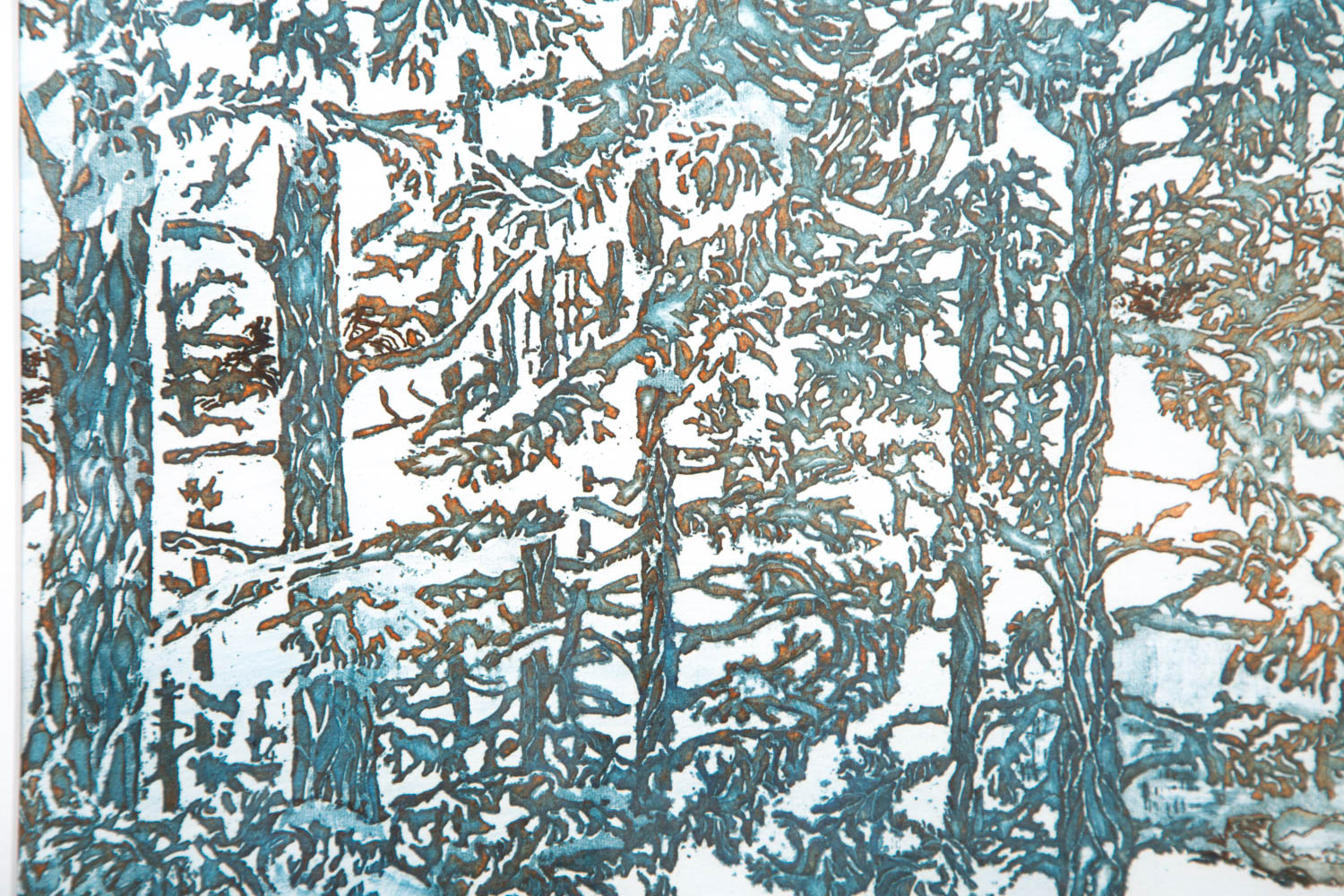 Barbara Dauman "Woodland II" Signed Limited Edition Lithograph