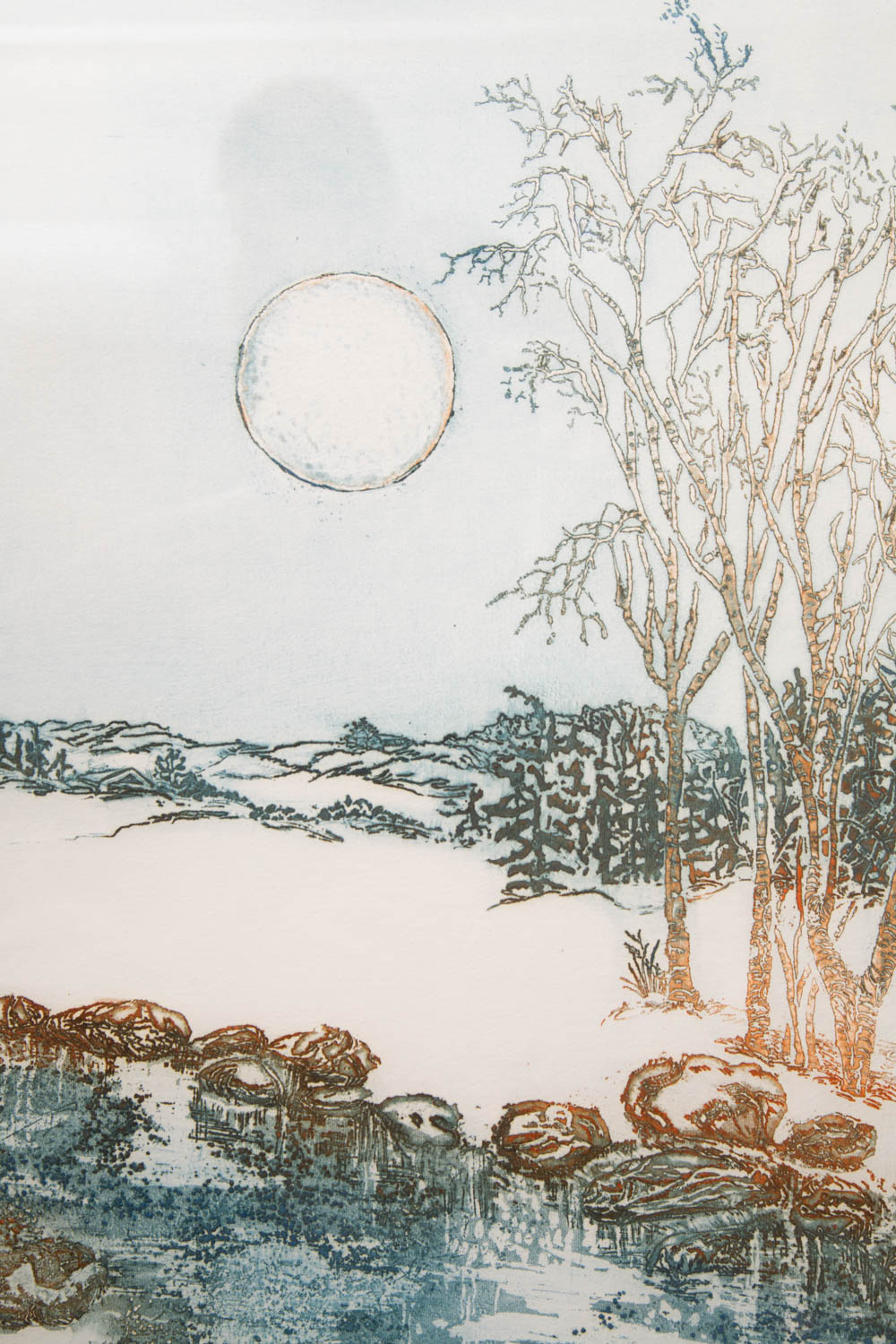 Barbara Dauman "Woodland II" Signed Limited Edition Lithograph