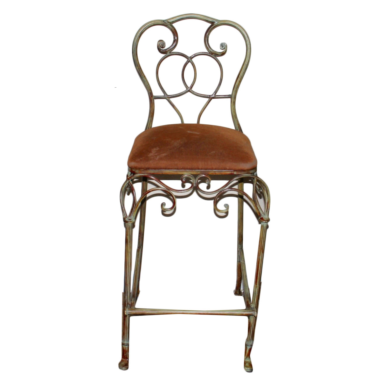 Pair of Iron Bar Chairs