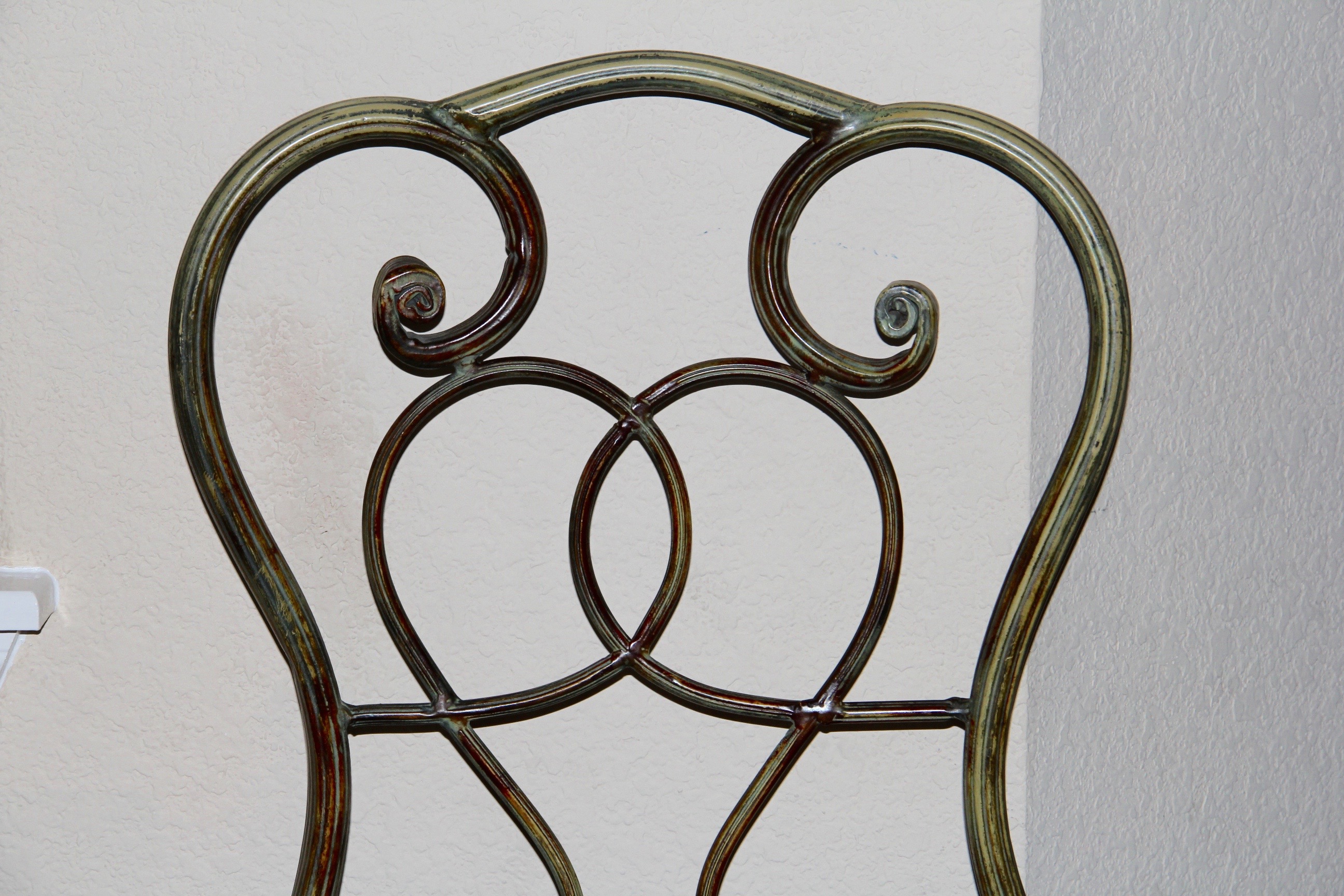 Pair of Iron Bar Chairs