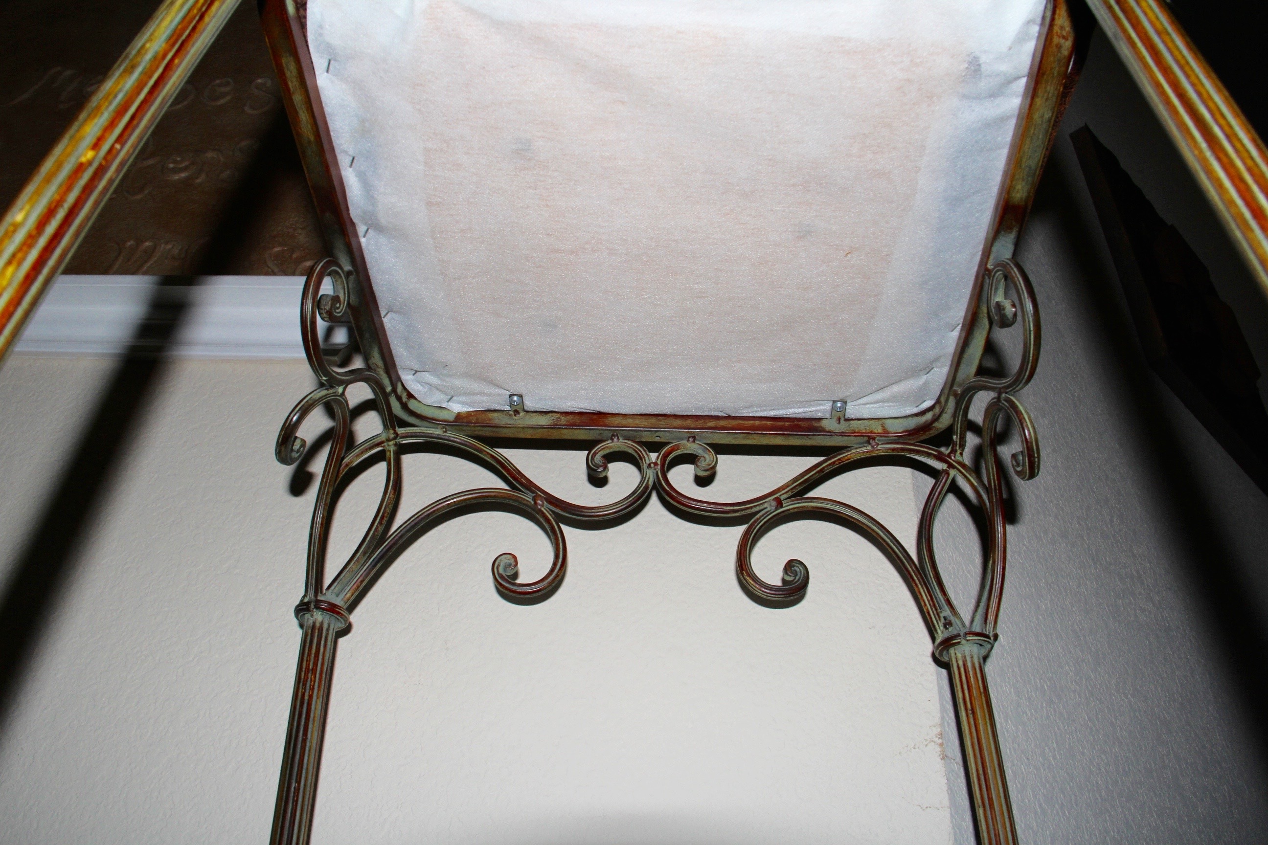 Pair of Iron Bar Chairs