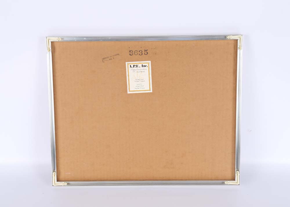 Diana Bennett "Tiger Hunt" Hand Pulled Lithograph