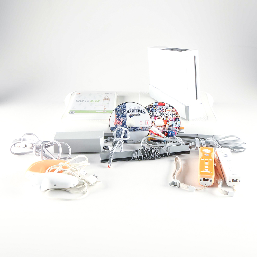 Nintendo Wii With Accessories and Games