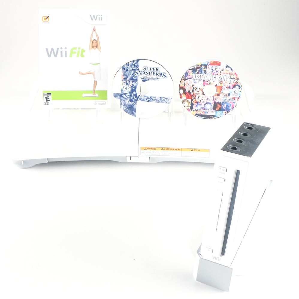 Nintendo Wii With Accessories and Games