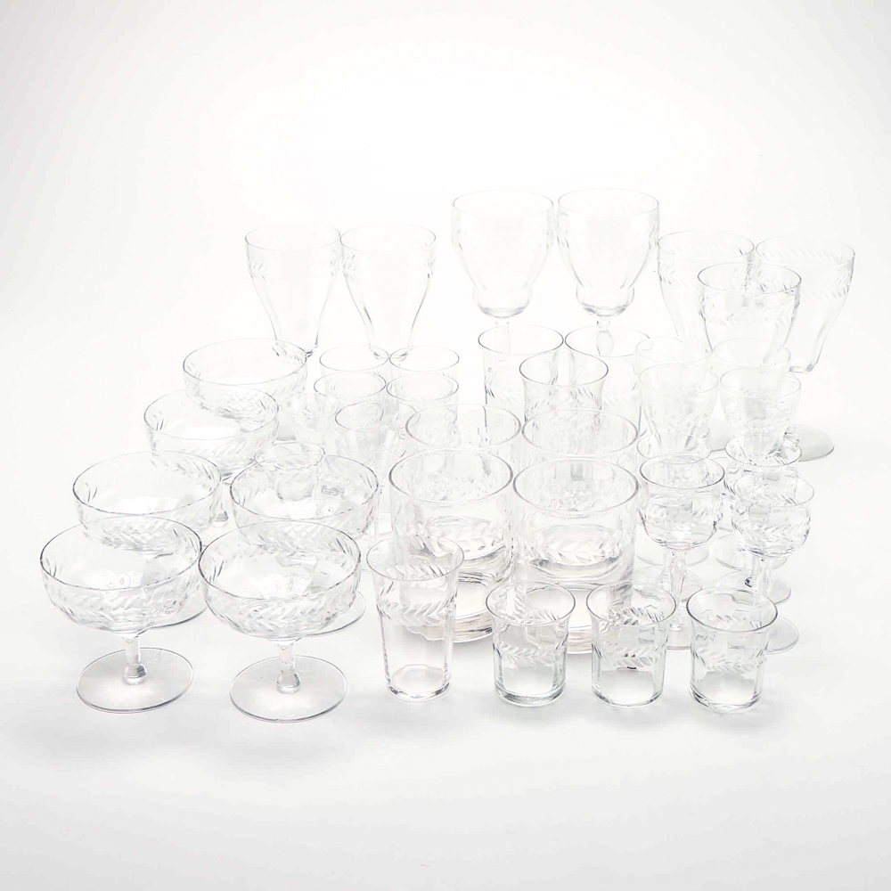 Cut Glass Set