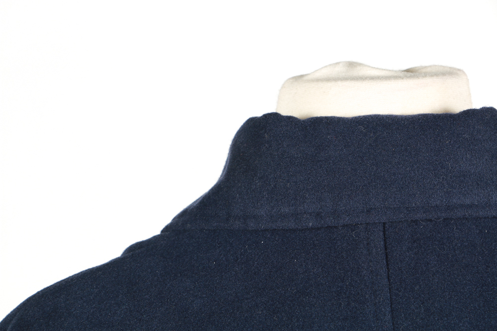 Women's Navy Blue Pea Coat by Sashimi