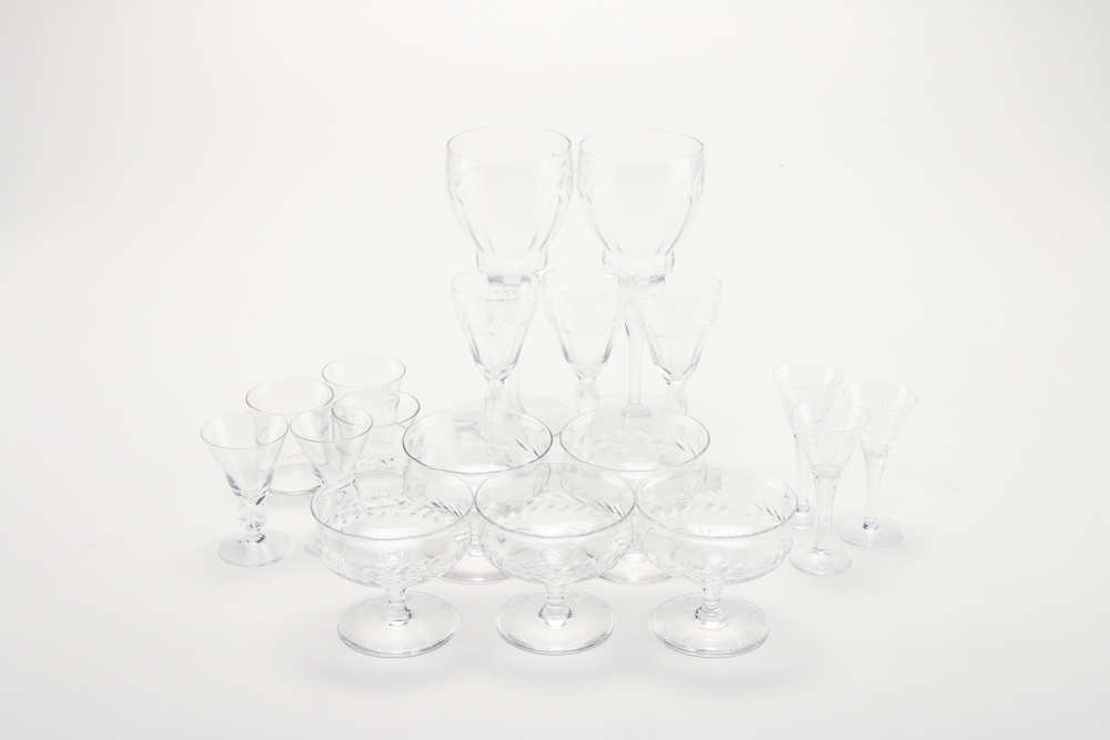 Set of Glassware