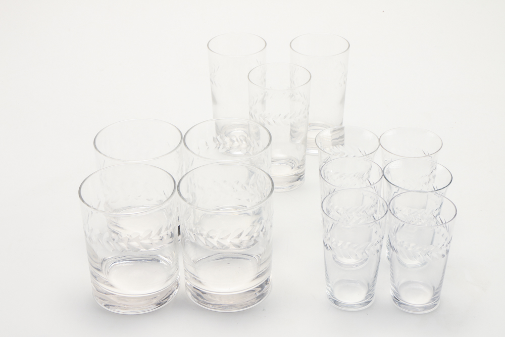 Set of Glassware