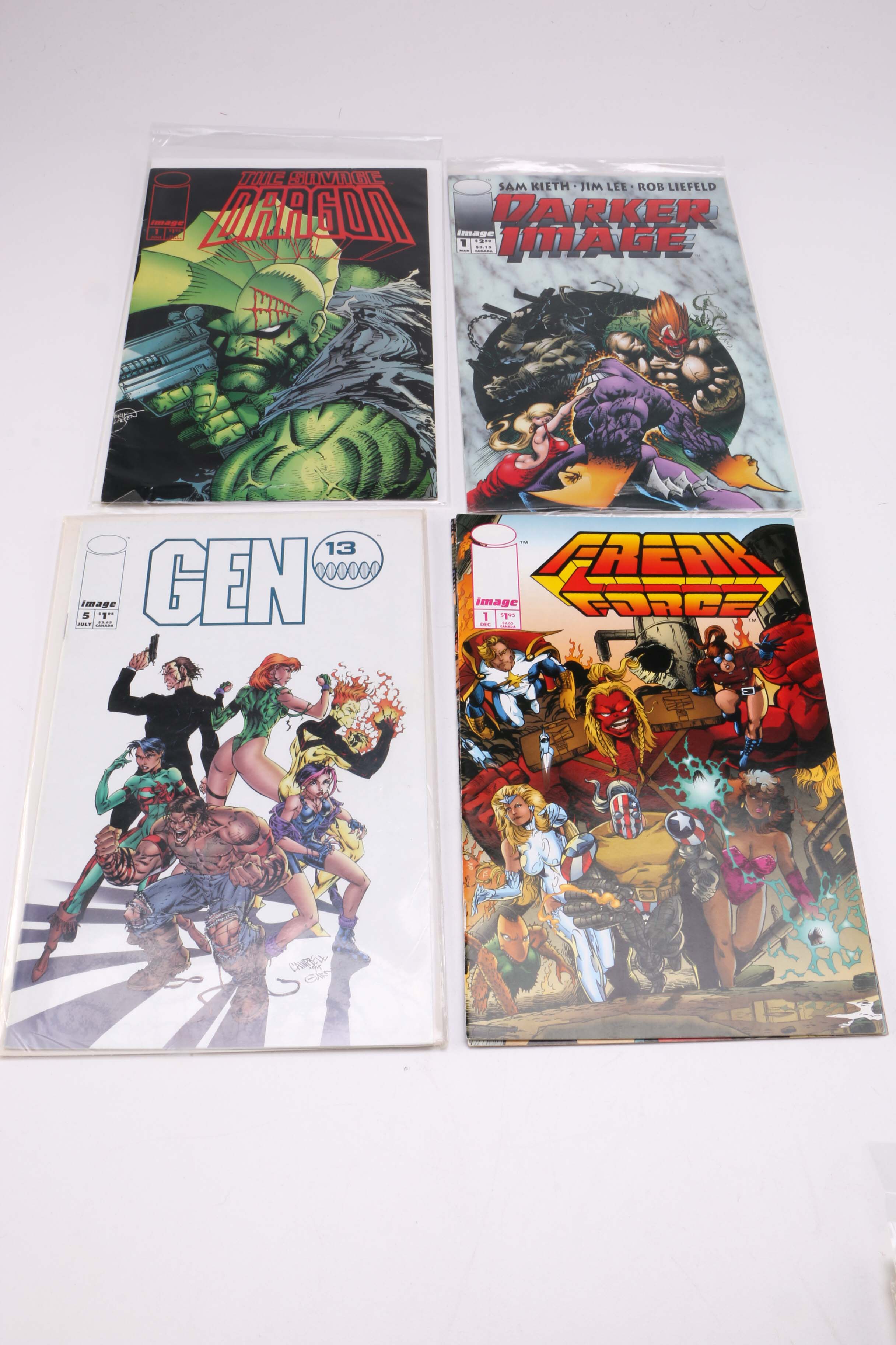 Collection of 1990s Image Comic Books