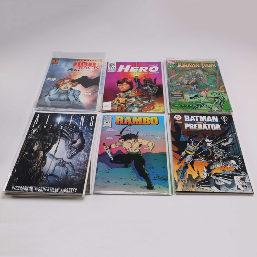 Collection of Dark Horse Comic Books